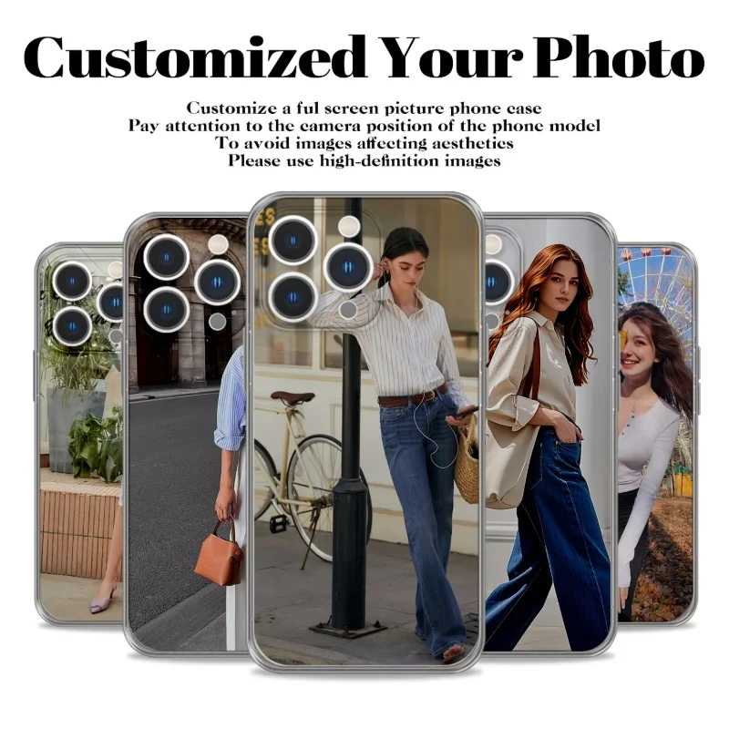 Personalized Custom Photo Transparent TPU Phone Case