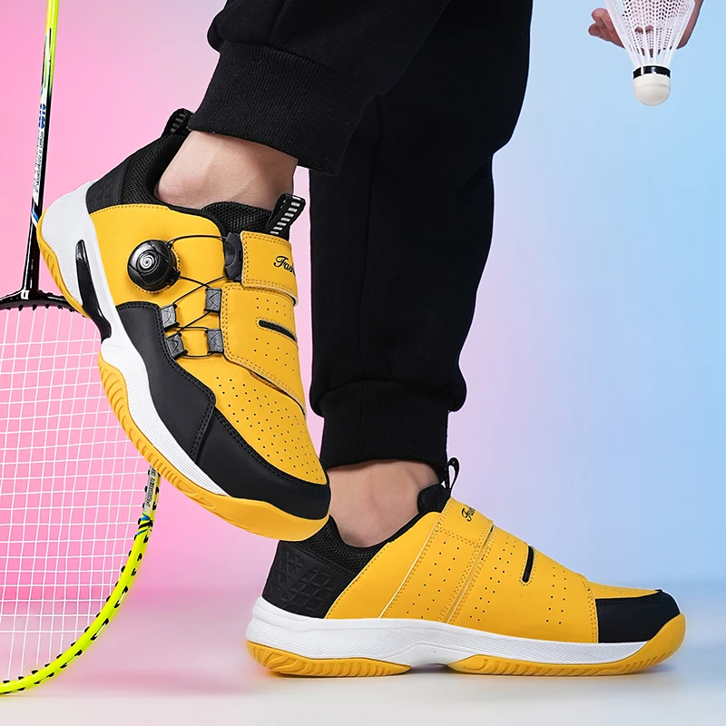 Outdoor Badminton Shoes Men Anti-slip Low-top Outdoor Sports Men's Shoes Wear-resistant Solid Color Casual Running Men