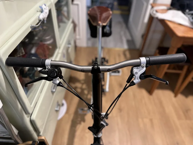 Description Picture 3 of itemTiAtom Brompton Titanium Alloy Accessories Bicycle Handlebar  25.4mm Swallow Handlebar/Straight Handlebar/M Handlebar