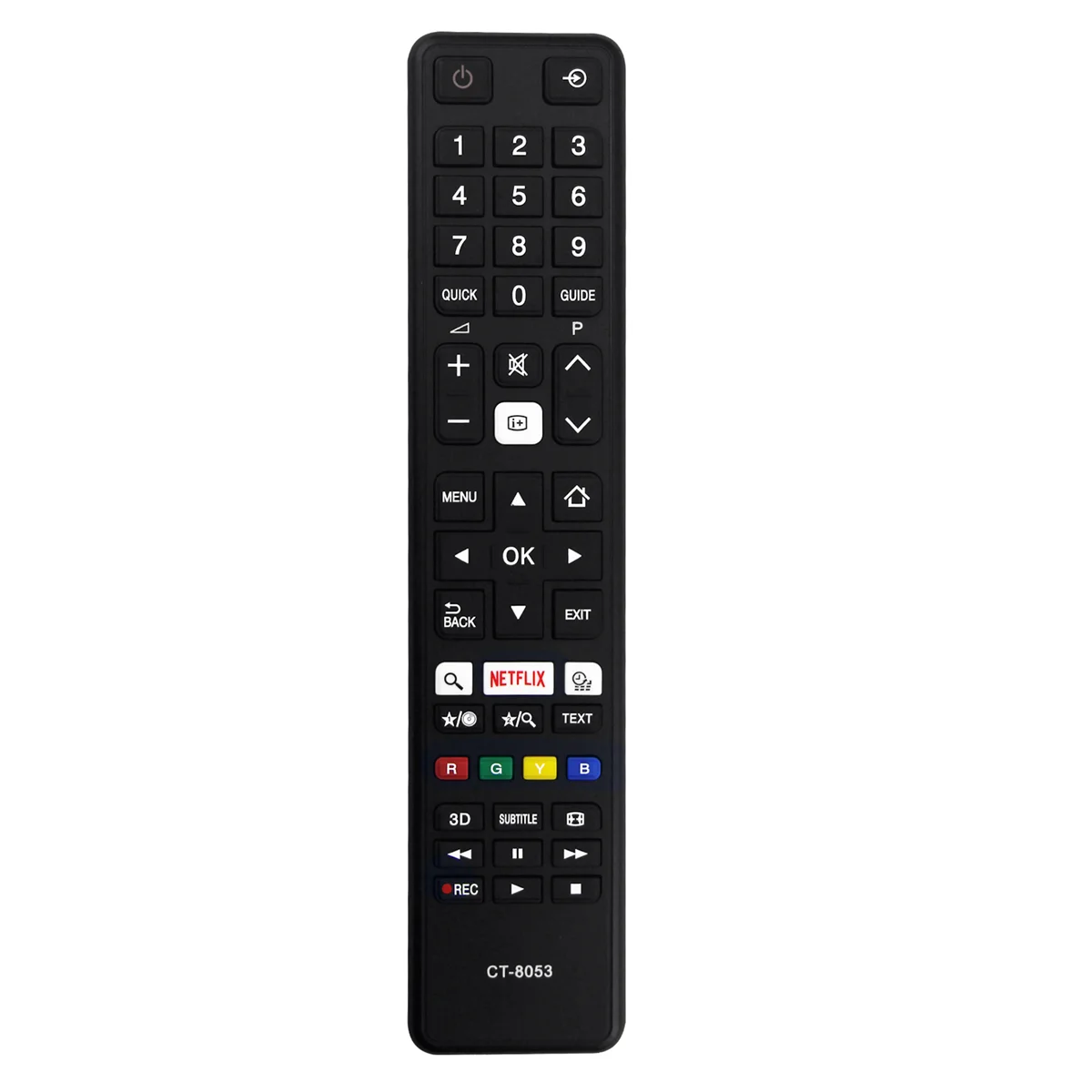 

CT-8053 заменить пульт дистанционного управления для Toshiba 4K Netflix TV 48U7653DB 55U7653DB 40U7653DB U76 серии 49U6763DG 55U8660EV 65X9763DB