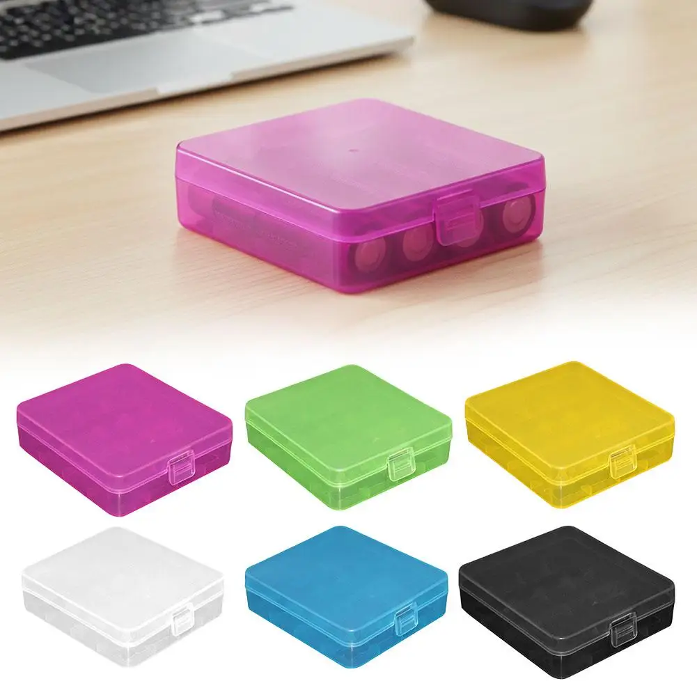 18650 홀더 하드 플라스틱 케이스 홀더 18650 배터리 케이스 컨테이너 홀더용 배터리 보관함