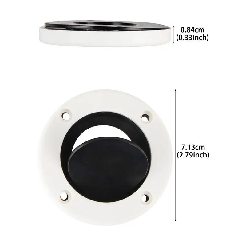 Scupper Valves For Boats Multipurpose Kayak Scupper Valves Thickened White Drain Check Valve Boat Accessories For Saltwater