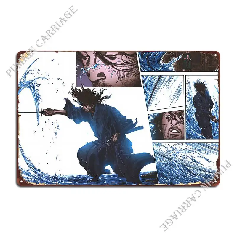 

Musashi Metal Signs Mural Home Funny Wall Cave Tin Sign Poster