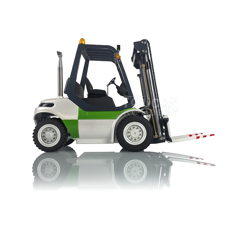 LESU 1/14 RC Hydraulic Forklift Transfer Car RTR Truck Model ESC Motor Light Toys for Adults Christmas Gift Thzh1203 3