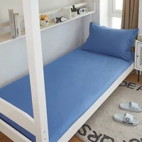 WASART 360° fully enclosed with zipper mattress protector cover couple/student single double bed sheet protection pad 90/150cm 5