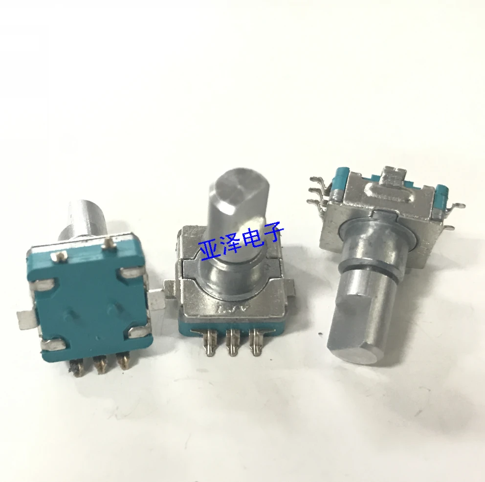 light switch smart 5PCS/LOT EC11 chip encoder with switch 30 position 15 pulse axis 14 mm digital rotary potentiometer smart wall switch