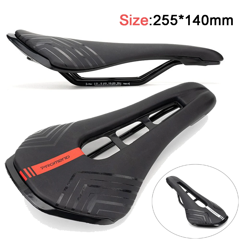 

Bicycle Saddle Seat Road Steel Rails Mountain Bike Cushion For Men Skid-proof Soft PU Leather Road MTB Cycling Saddles