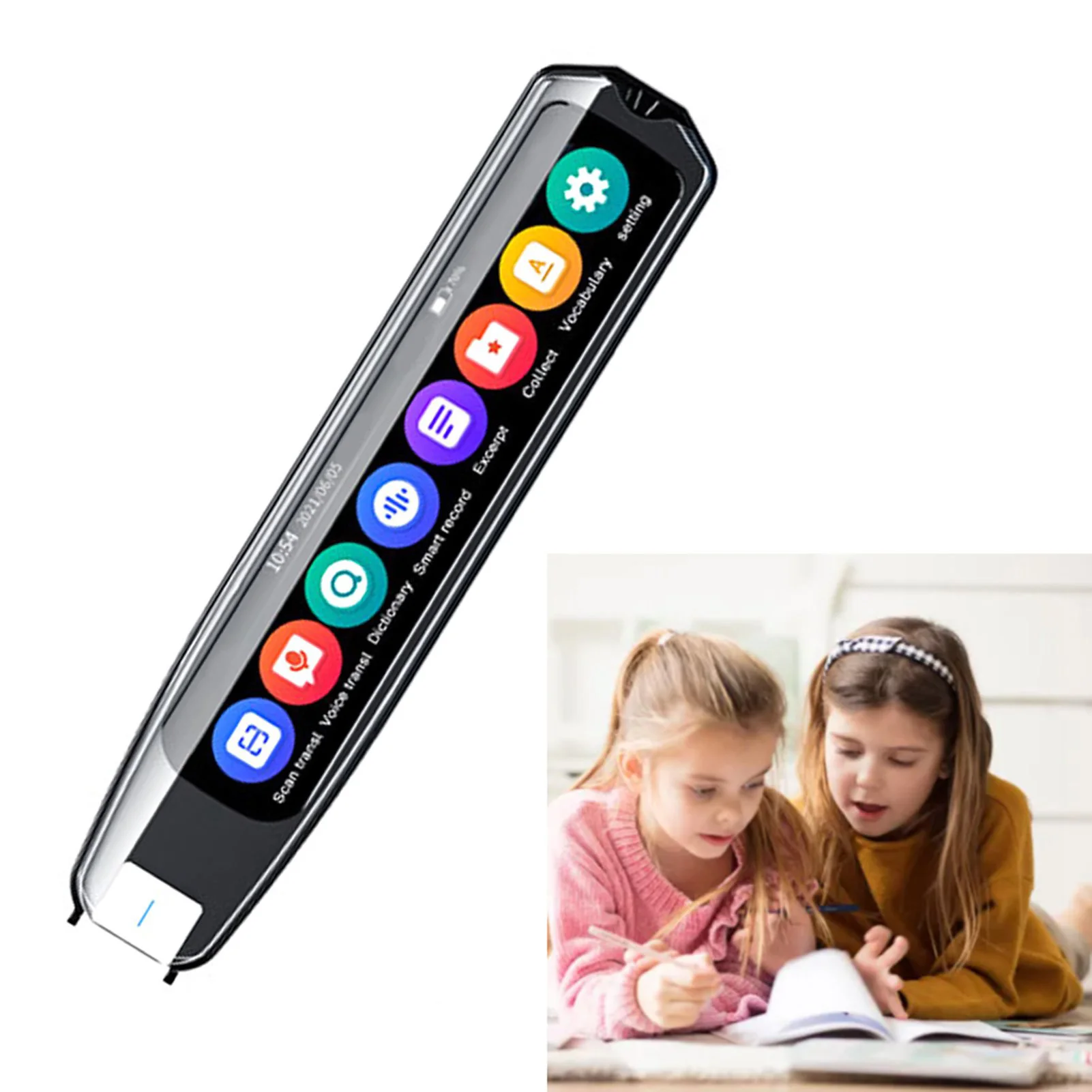 【New】Smart Voice Translator Pen Electronic Dictionary Massive English Word Library 113 Languages Online for Learning