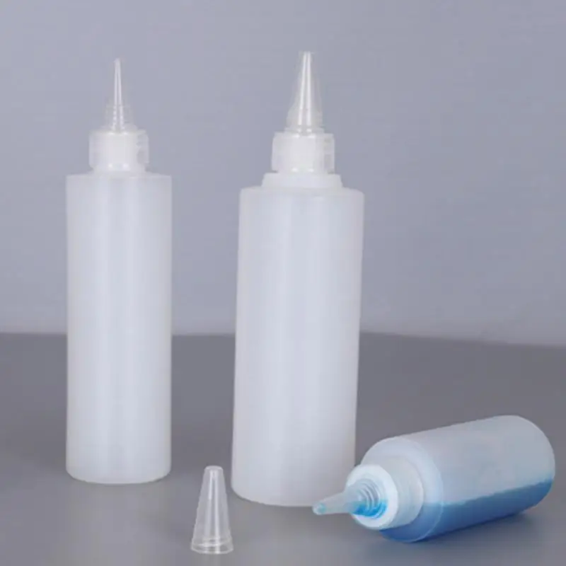 Plastic PET Juice Liquid Capacity Dropper Bottles Twist Top Cap Tattoo Pigment Ink Containers Storage Bottles 100/200/250/1000ml plastic storage bottle