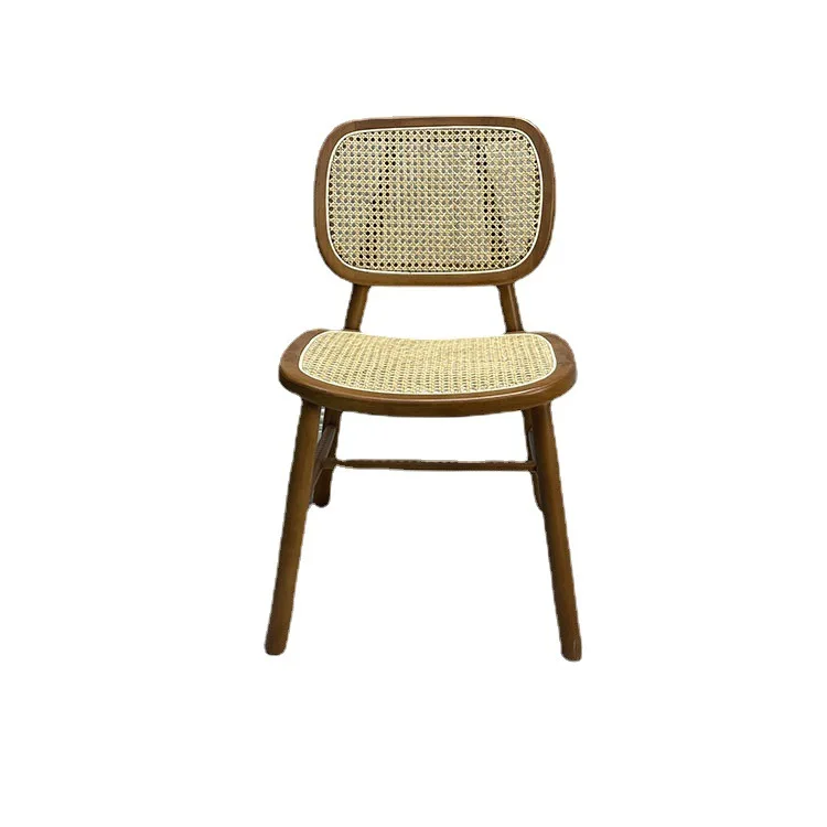 Nordic Household Solid Wood Curved Restaurant Leisure Chair Coffee Shop Manufacturers Wooden Chairs