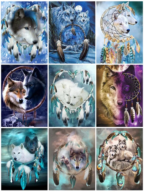 Factory Wholesale Eco Canvas Evening Wolf Diamond Painting Full Drill -  China Eco Canvas Diamond Painting and Crystal Art Painting price