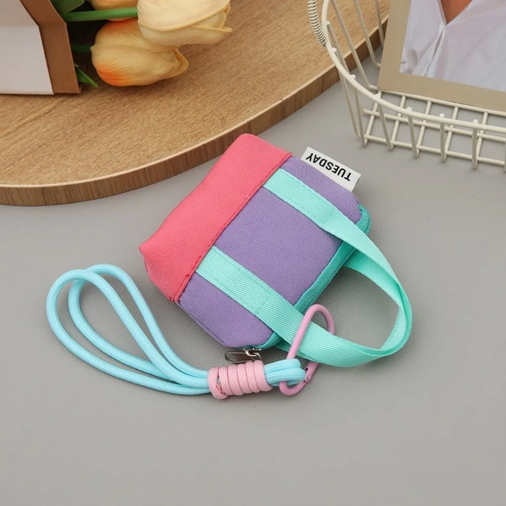 Mini Dopaamin Rosa Handtasche Kopfhörer Fall Aufbewahrungsbox Datenkabel Schutzhülle Organizer Münze Kartenhalter Modisch – Detail 2