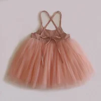 Summer Girl Dress Princess Baby Mesh Tutu Dresses Kids Birthday Party Costume 2
