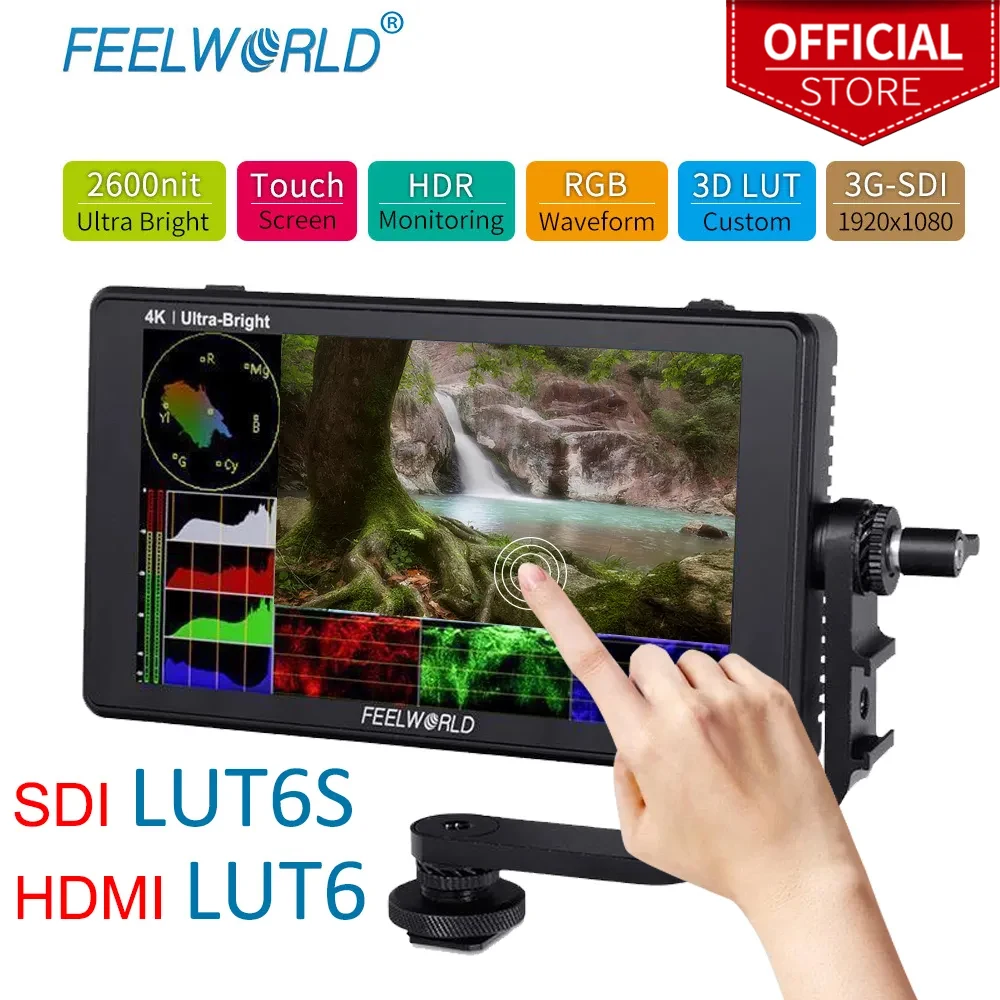 FEELWORLD LUT6 Monitor Sonnenblende - Sonnenschutz Für Kamera Monitor