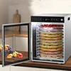 12 layer Food dehydrator Multifunctional Rotation Dryer Fruit Machine 304 Stainless Steel Household And commercial 5