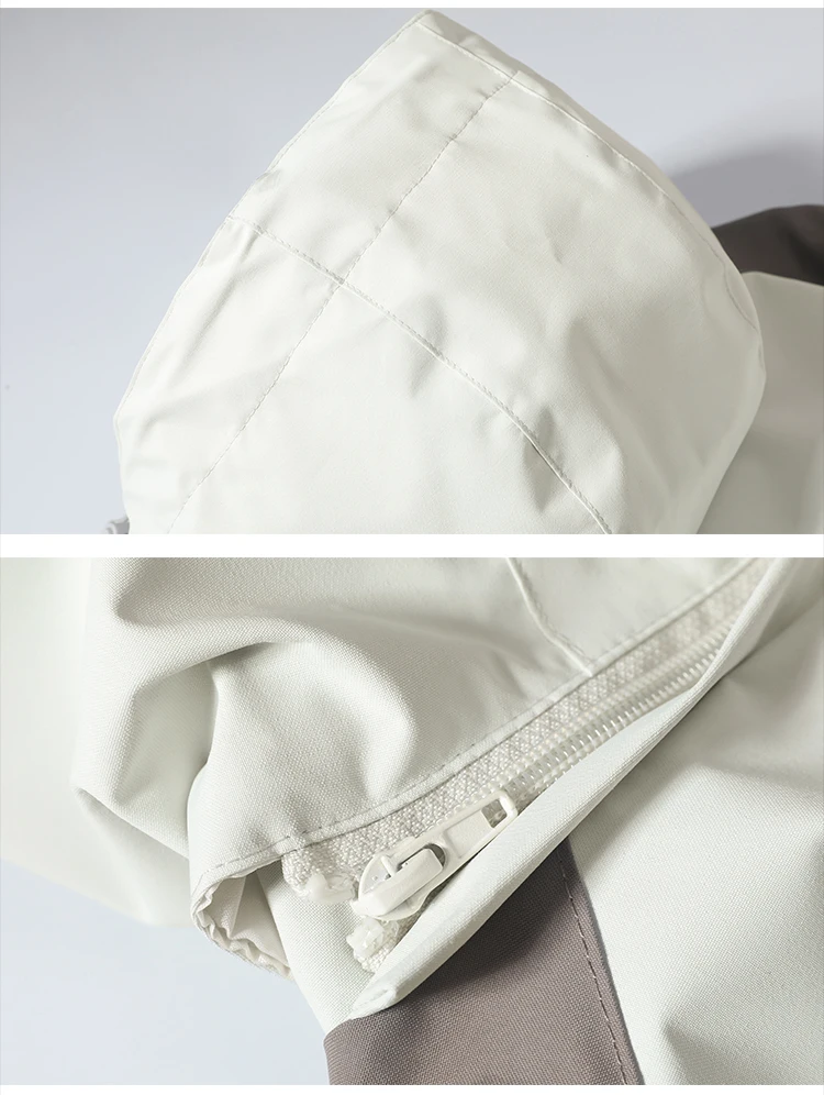 Mens Womens Waterproof Windbreaker Jacket Outdoor Hiking Coat Lightweight Hooded Workwear Urban Style Mountain Fashion Spring