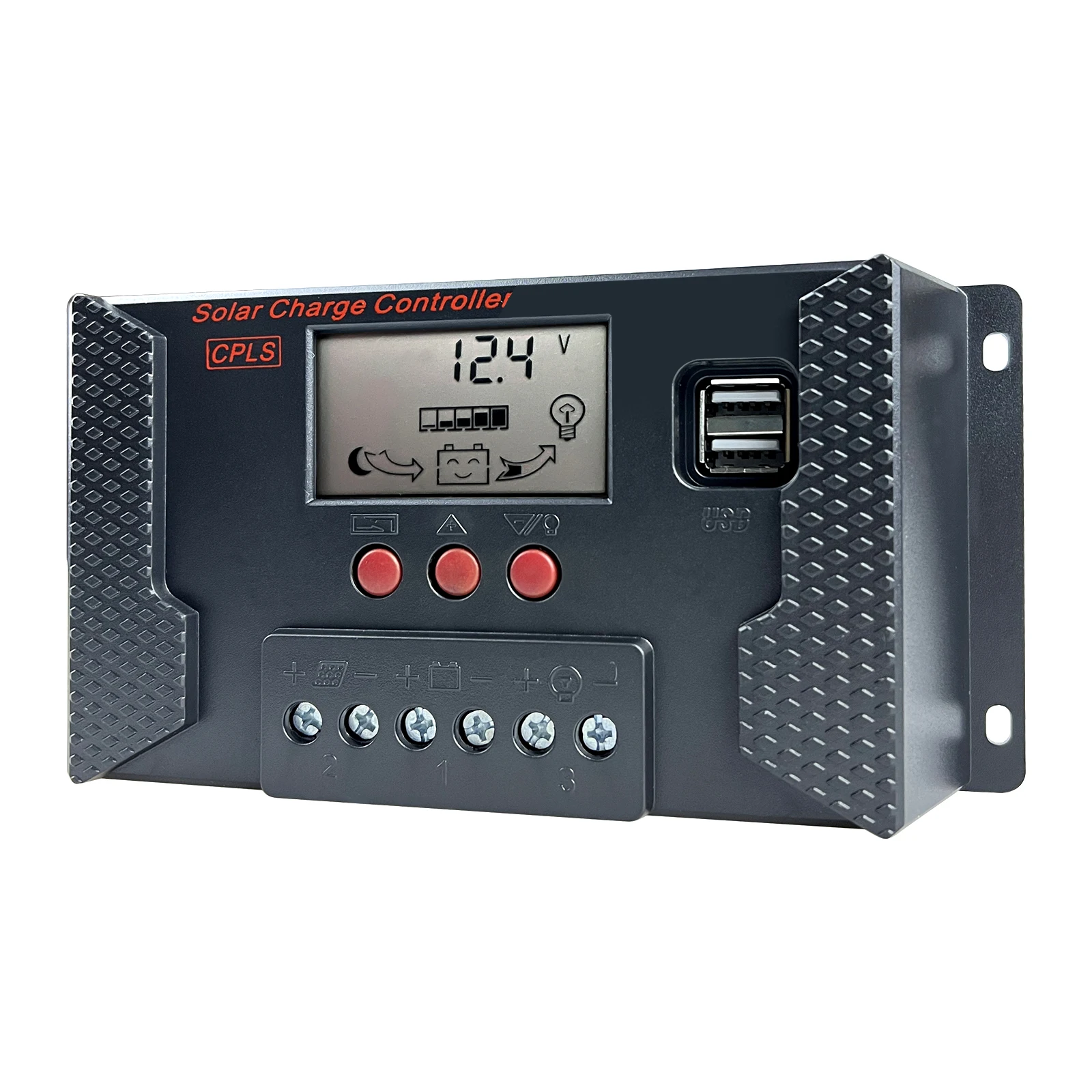 

Solar Charge Controller 40A 50A 60A PWM 12V 24V Regulator Solar Panel PV Home Battery Charger LCD Dual USB 5V Output