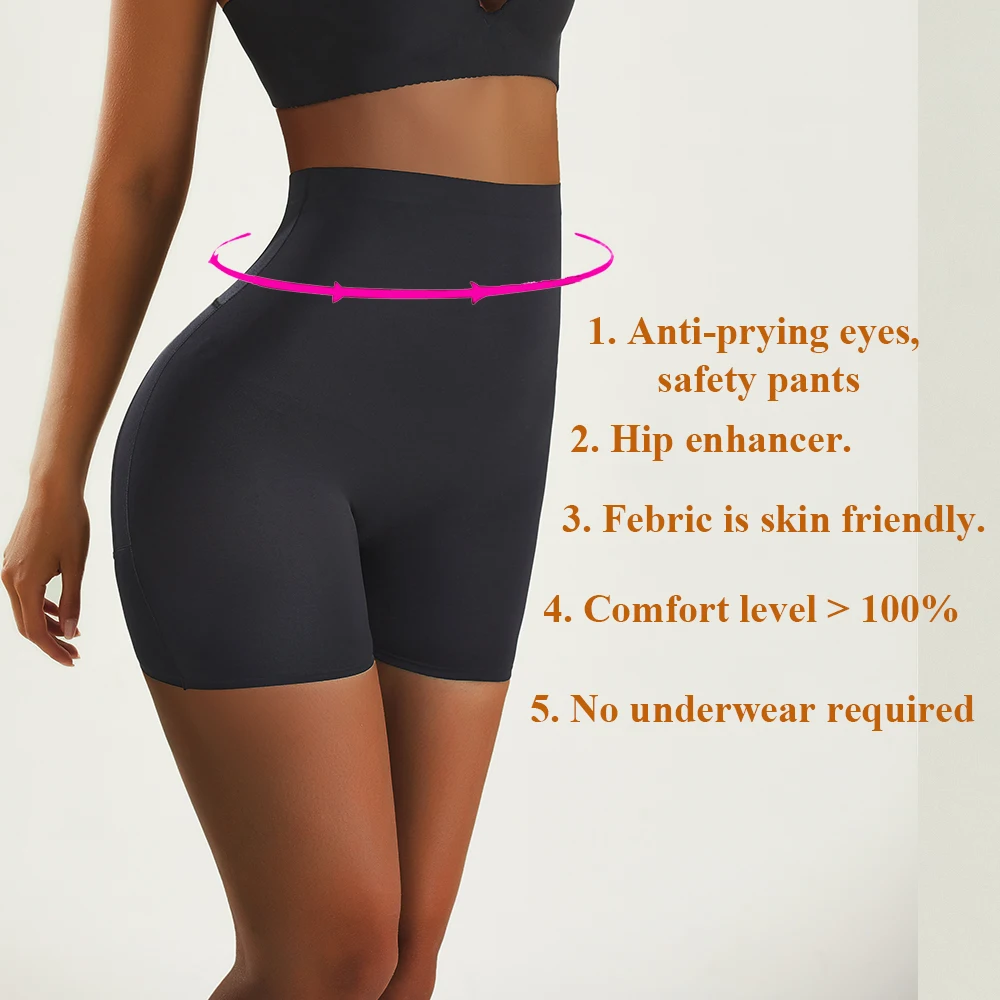 2 Pieces Butt Enhancer Shaper Panties Seamless Waist Trainer Body Shapewear Tummy Control Underwear
