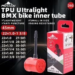 Lightweight TPU Bicycle Inner Tube with French Valve - Presta Valve (22 501x1.0 45mm)