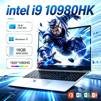 Laptop de 15.6' con Windows 11 Pro, Intel Core I9-10980HK, 16GB de RAM, 1TB SSD, para Oficina, Juegos y Estudio 1
