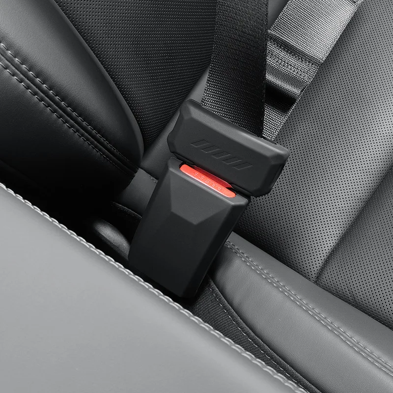 테슬라 모델 Y 주니퍼 2025 2026 시트 벨트 소켓 커버 모델 3 하이랜드 긁힘 방지 보호 실리콘 케이스 액세서리