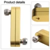 1pcs Steel Ruler Positioning Block Stop Carpentry Scriber Line Marking Gauge For Ruler Woodworking Scriber Measuring Tool 4