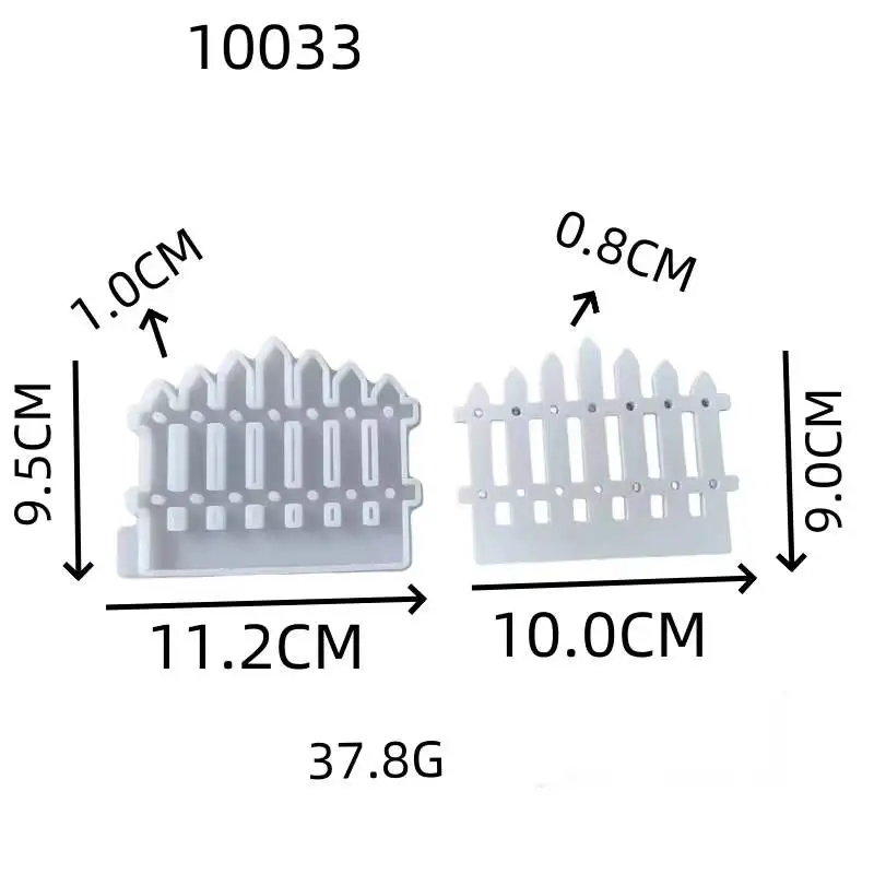 DIY Fence Candle Holder Silicone Mold Concrete Cement Candle Holder Mould Resin Plaster Candle Stand Craft Molds Home Decor