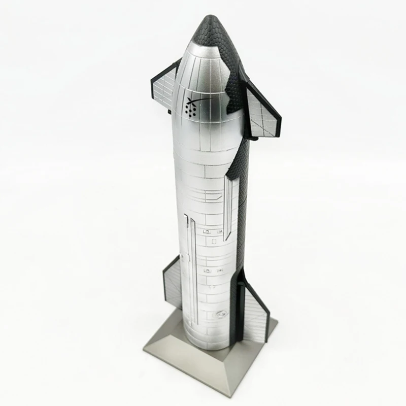 1/200 스케일 화성 이민 로켓 모델 SpaceX 드래곤 헤비 팔콘 스타쉽 로켓 다이캐스트 금속 모델 장난감