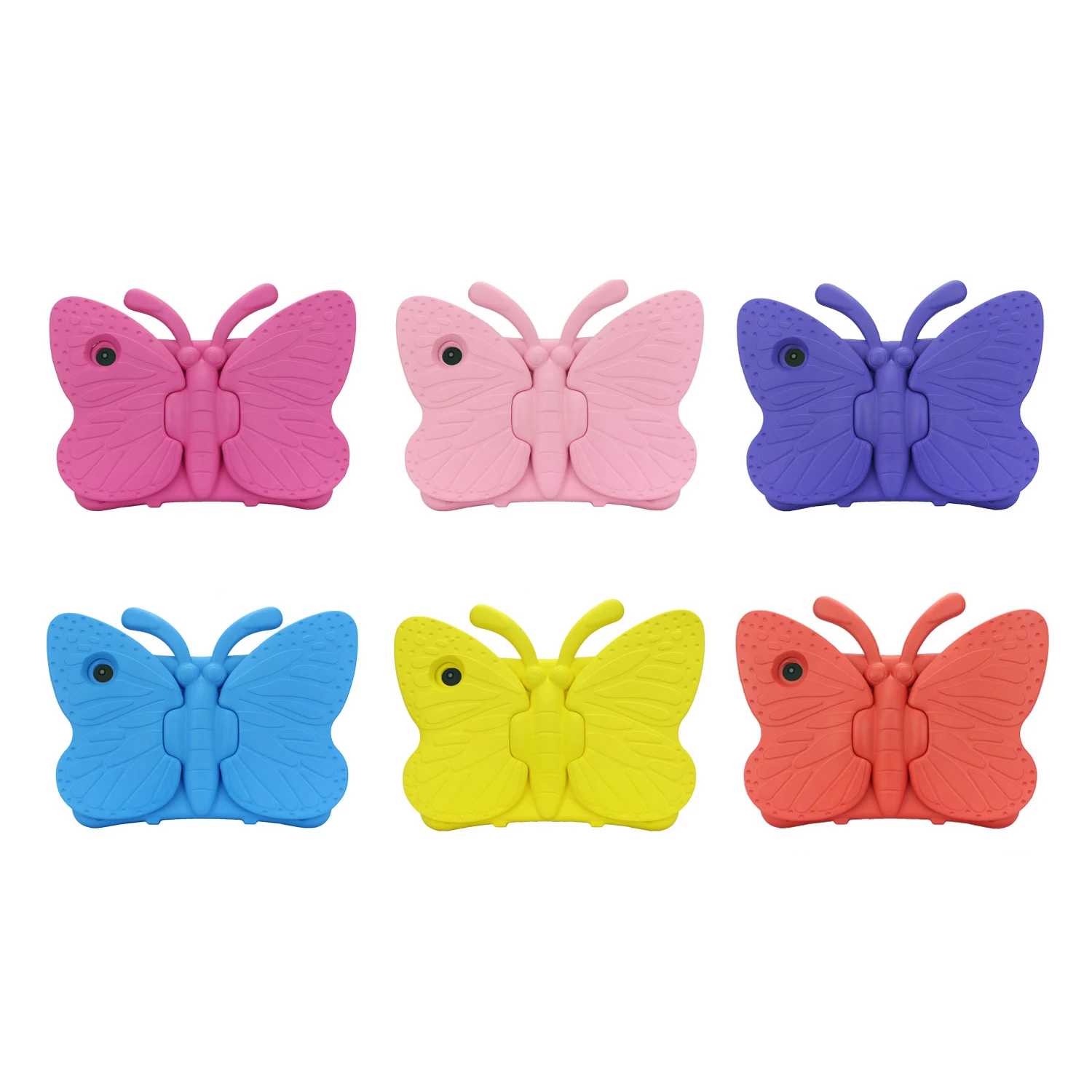 

3D Butterfly Pattern Cover For Amazon Fire HD 10 HD10 13th 13 Gen 2023 Kids Case Shockproof Safe EVA Stand Tablet Shell Funda