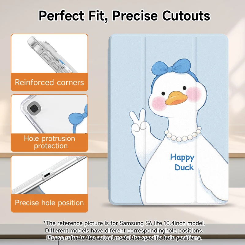 Tri-Fold Double-Sided Painted Tablet Case