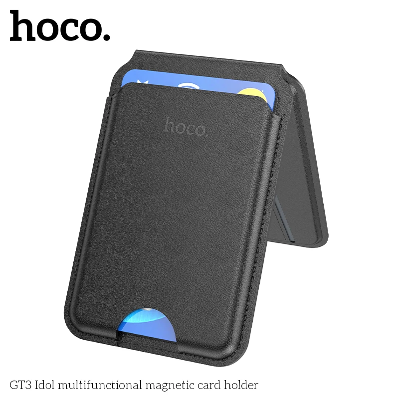 HOCO GT3 Magnetic Leather Wallet for iPhone (MagSafe)