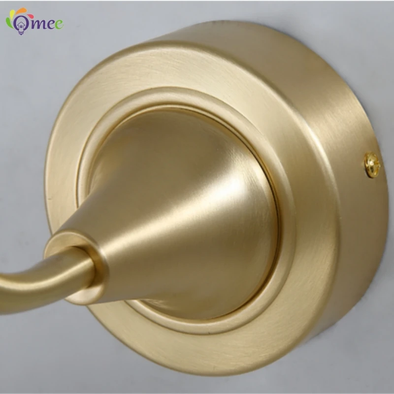 Modern AntlersWall Light Fixture Black Golden Led Wall Lamp 43 56 75cm Long Picture Light Aluminum Bathroom Cabinet Mirror Light