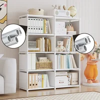 Multi-Layer Bookshelf Easy Assembly Bookcase Living Room Book Shelf Study Room Bedroom Storage Shelf Sundries Toys Cabinet 3