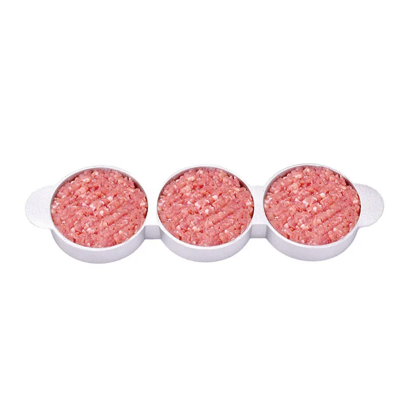 Multifunctional Aluminum Kitchen Hamburger Meat Press Non-Stick Hamburger Press Patty Maker Mold
