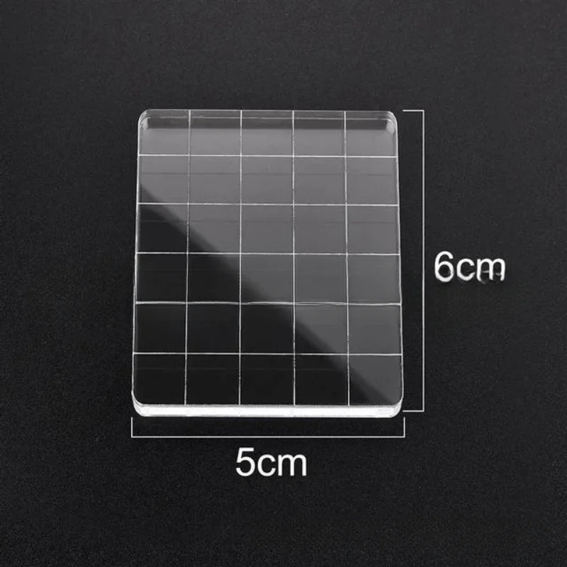 Clear Stamps Clear Rubber Stamps Acrylic Stamp Block for Transparent Seal Stamp DIY Scrapbooking