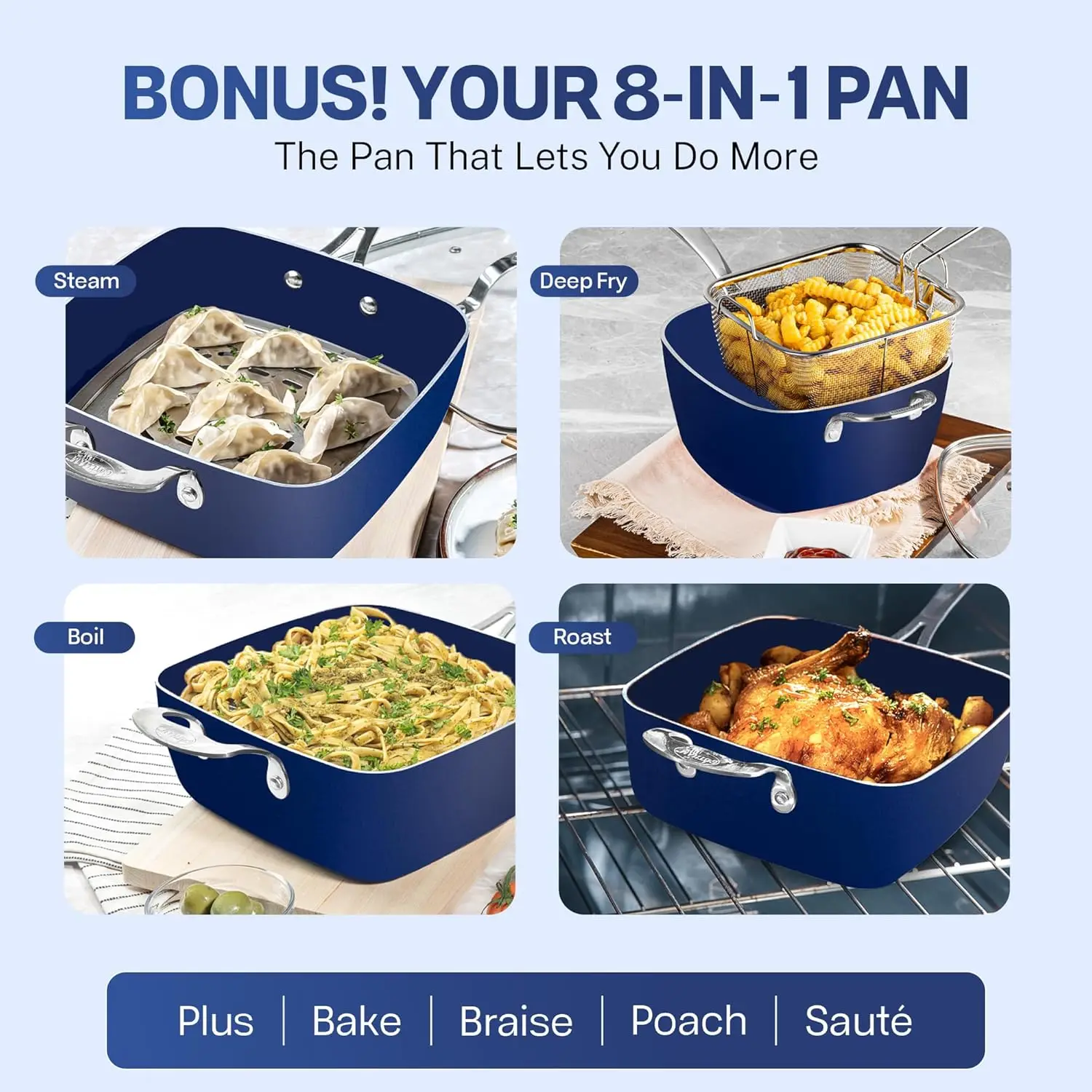 20 Pc Kitchen Pots and Pans Set Non Stick Cookware Set, Kitchen Cookware Sets, Granite Nonstick Set, Diamond Coated