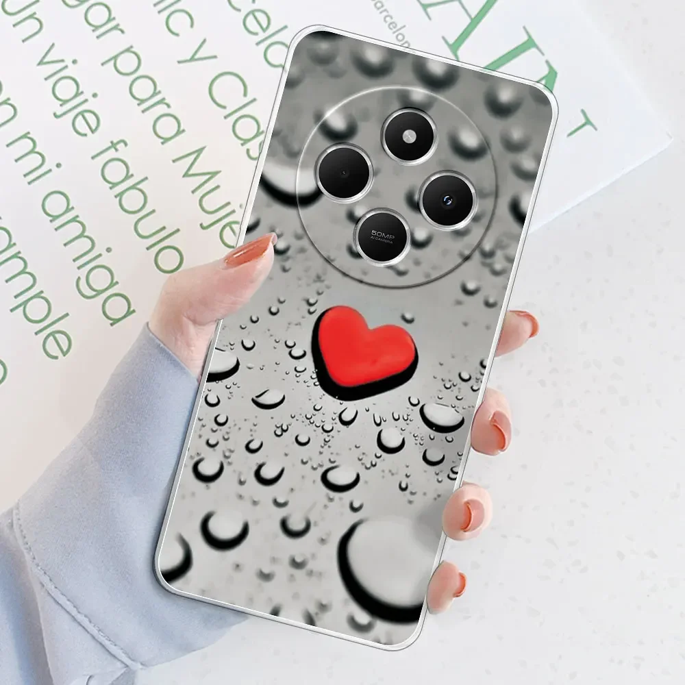 Clear Shockproof Soft Silicone TPU Phone Case with Stylish Print Design
