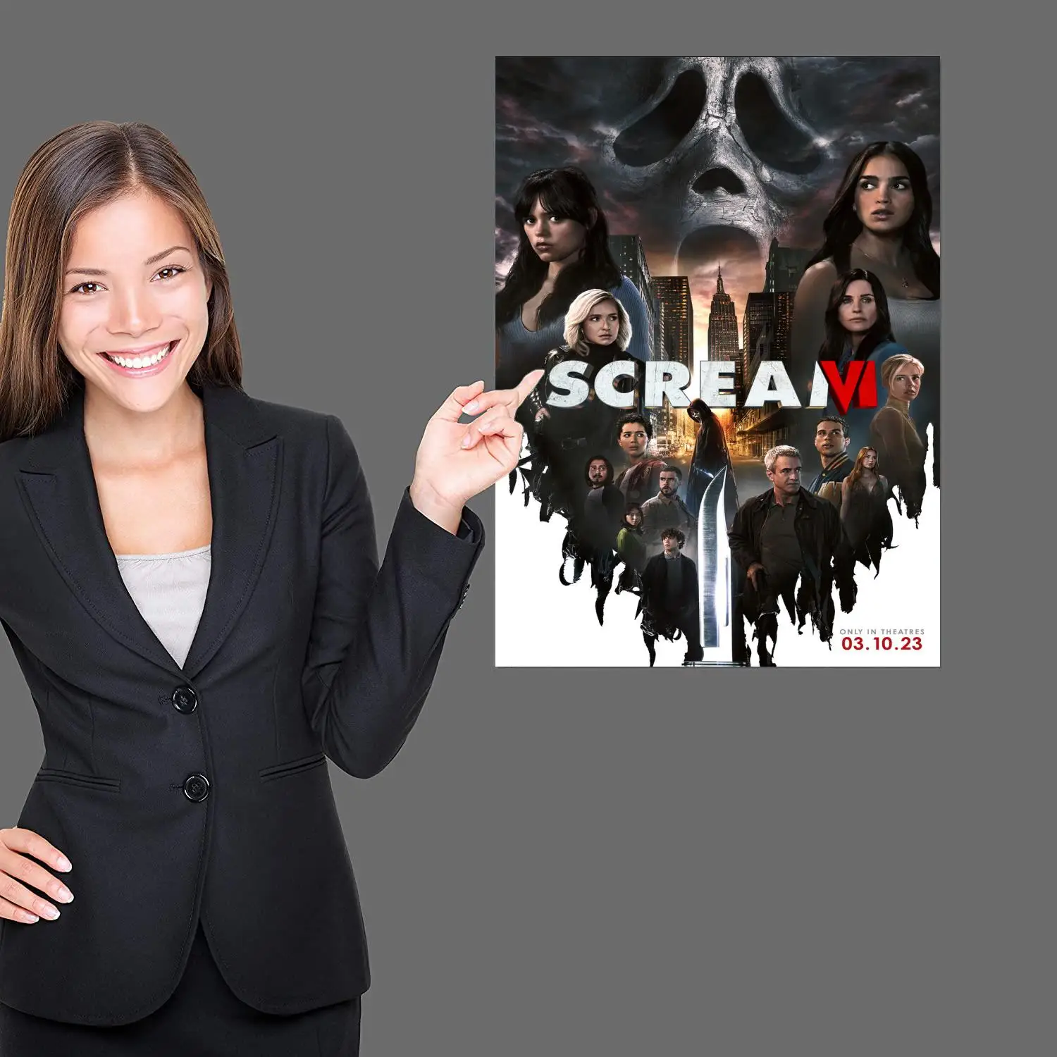 Scream 6 (2023) Movies Poster Wall Art Decor Home Print Full Size #7