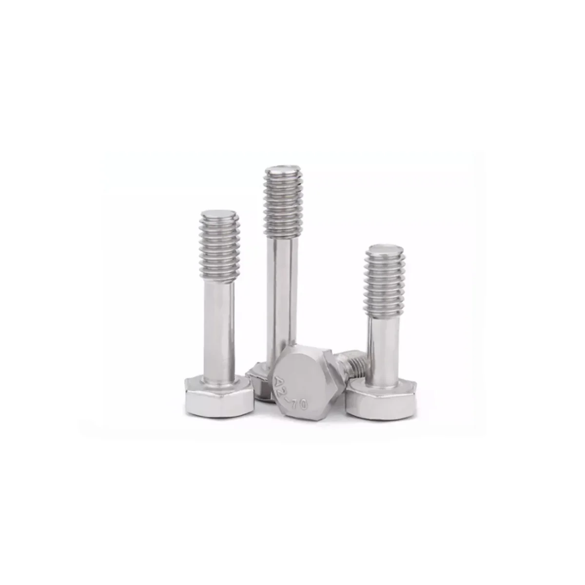 304 Stainless Steel Outer Hexagon Non Loosening Screw / Outer Hexagon Anti Loosening  Bolt