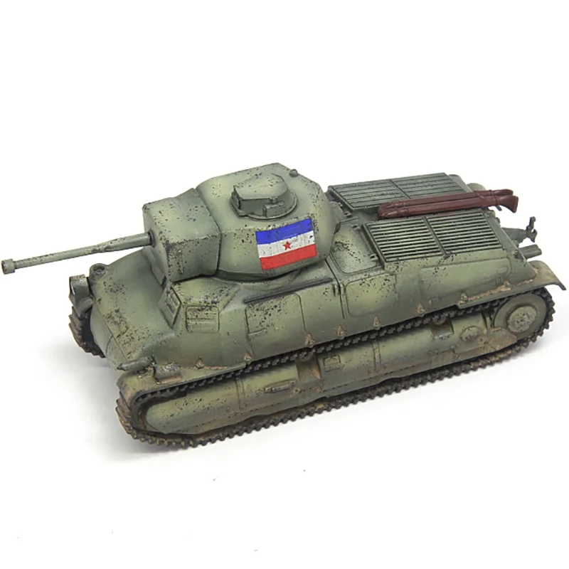 

1/72 Scale RP1034 S35 Yugoslav Tank Armored Vehicle Model Toys Adult Fans Collection Display Gifts Decoration Fans