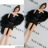 Ensemble de vêtements personnalisés/robe de tailleur personnelle, haut, jupe, costume, tenue pour poupée Xinyi FR blythe ST bb de 30cm/noël 6