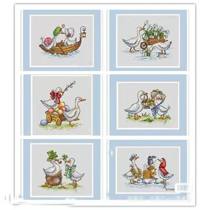 7828 Cross Stitch Set Chinese Cross-stitch Kit Embroidery Needlework Craft Packages Cotton Fabric Floss New Designs