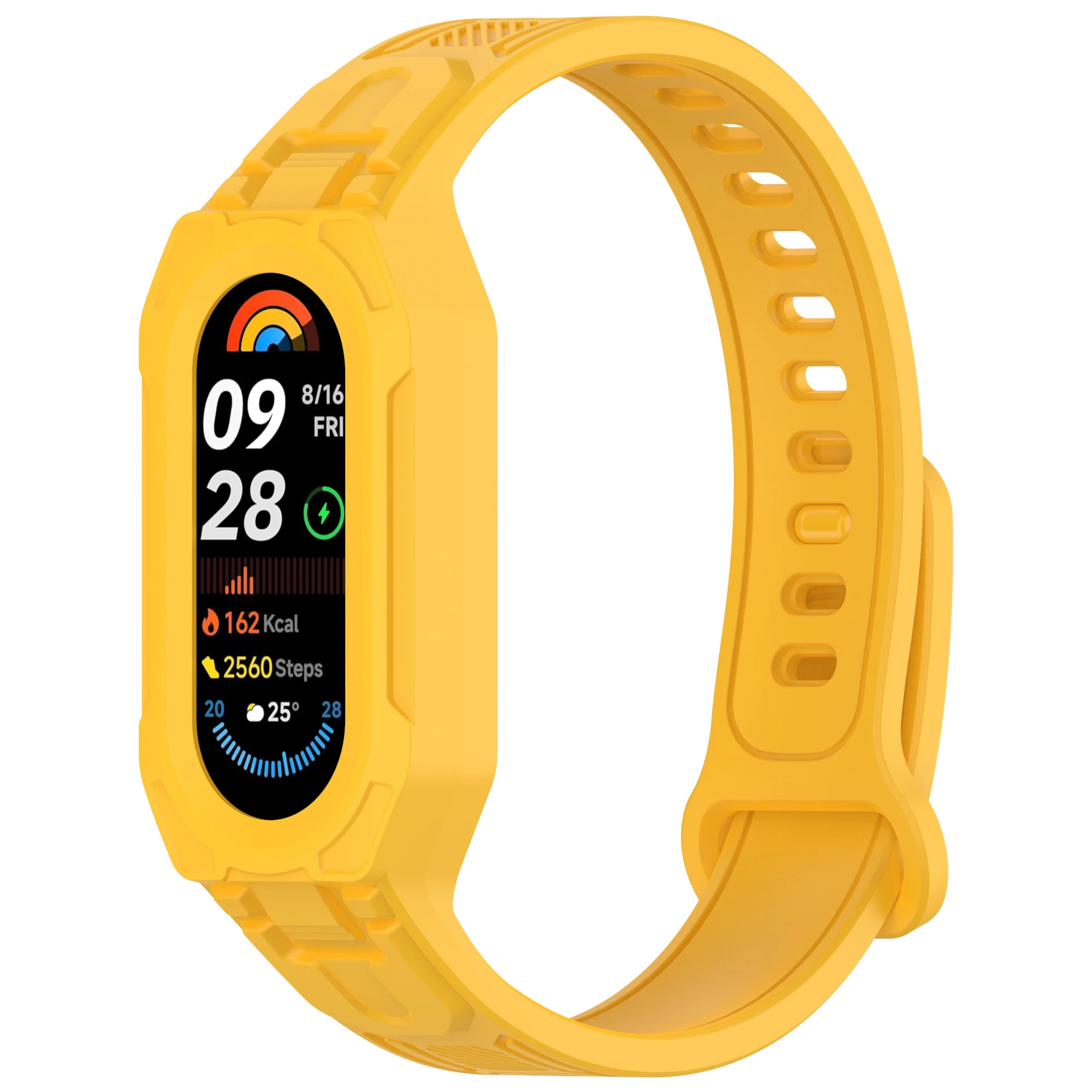 Enhanced Sport Bracelet Wristband with Silicone Strap and Case