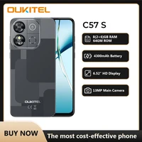 Oukitel C57 S Smartphone, 4300mAh Battery, 8(2 + 6)GB + 64GB, 13MP Main Camera, 6.5 "HD + Display 1
