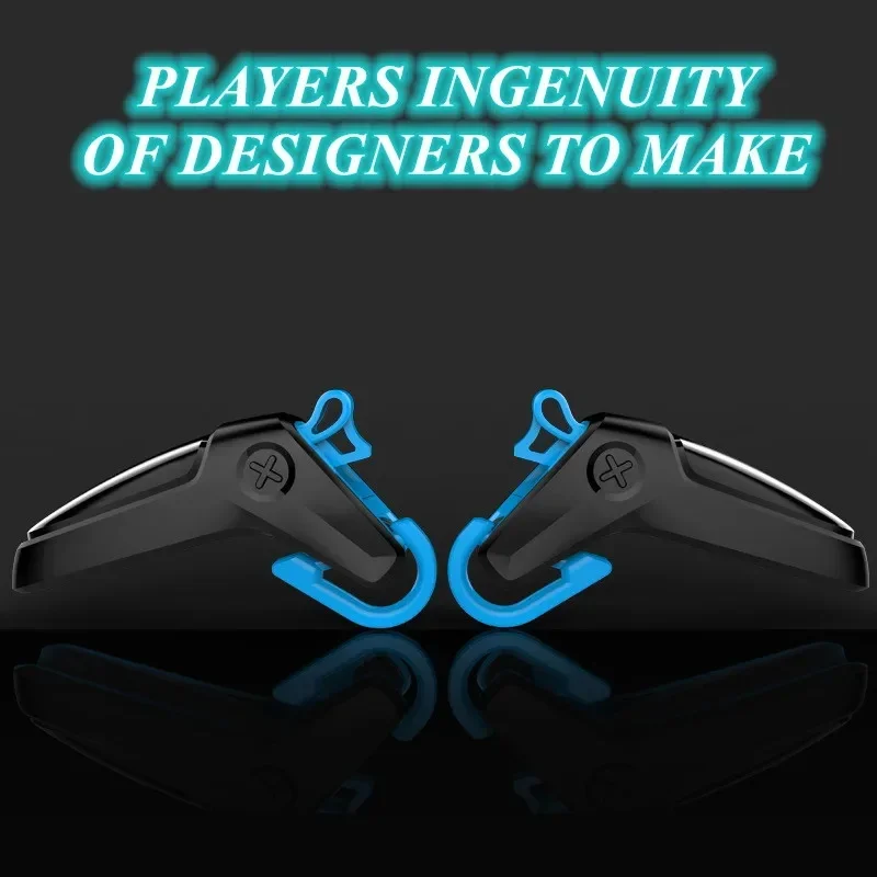 

2Pcs ABS Mobile Phone Gamepad Joysticks Controller for PUBG Aim Shooting L1 R1 Alloy Key Button Game Trigger for IPhone Android