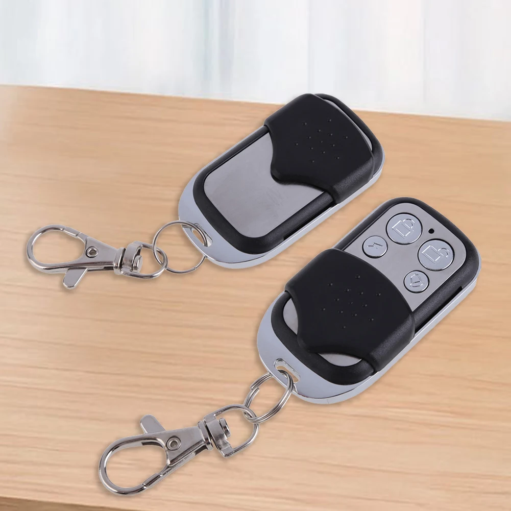 433MHz Universal Remote Control Key Fob Electric Gate Cloning Remote Control Keychain for Vehicle Central Locking Systems