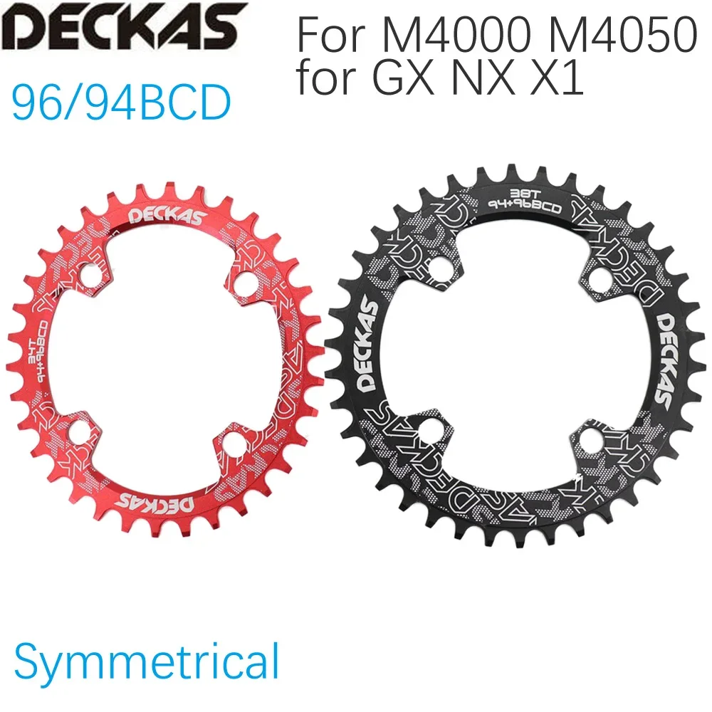 Deckas Corona 96Bcd Rotondo Ovale 32T 34T 36T 38T Piastra Dente Mtb Mountain Bike Road M4000 M4050 Nx Gx X1 Alivio