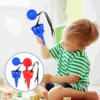 2 Sets of Scoop Ball Toys Throw Chuck Ball Toy Outdoor Activities Ball for Kids (Red and Blue) catch game 1