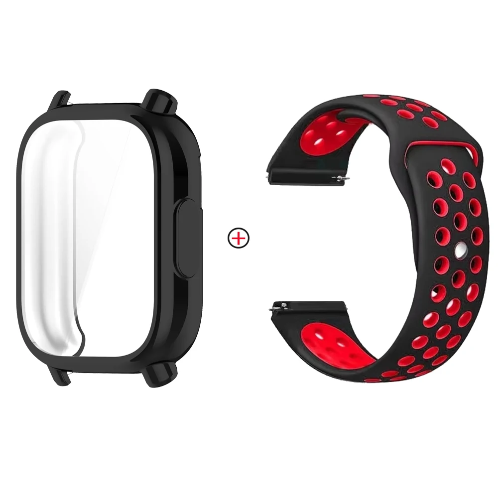 Soft Silicone Strap with TPU Case and Screen Protector