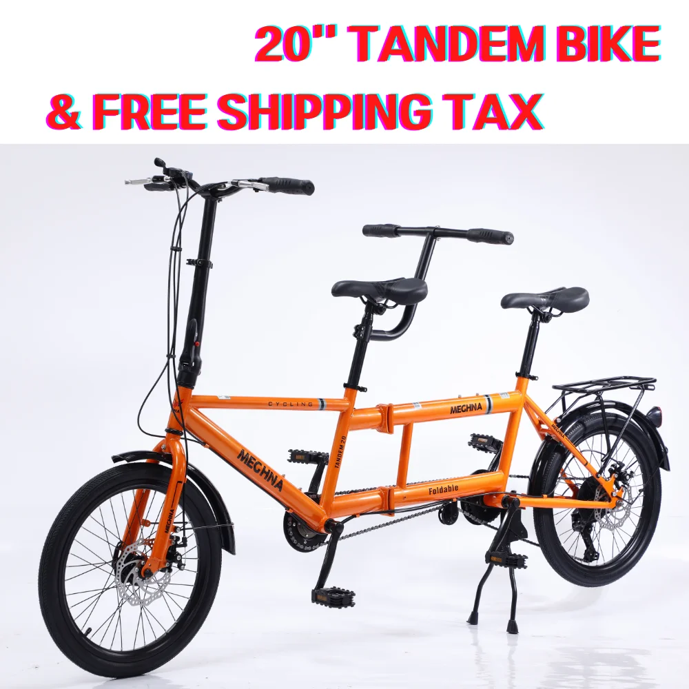20inchAdultTandembikewheels2seatershimao7speedFoldableTandem